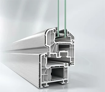 Deutschland ct70 serie pvc fensterprofil graue farbe