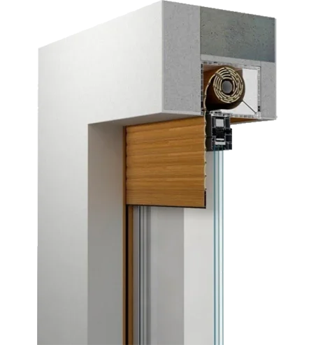 deutschland skb styroterm serie braunes aufsatzrollladensystem
